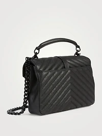 Medium Collège YSL Monogram Leather Bag
