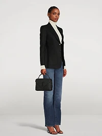 Medium Collège YSL Monogram Leather Bag