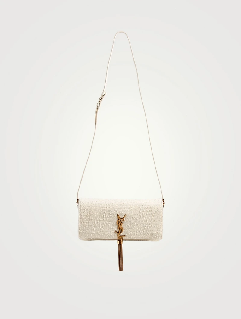 Kate 99 YSL Monogram Bouclé Tweed Wool Baguette Bag