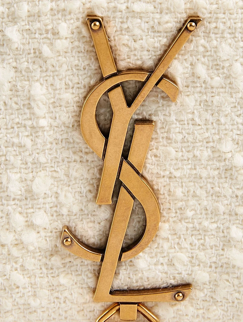 Kate 99 YSL Monogram Bouclé Tweed Wool Baguette Bag