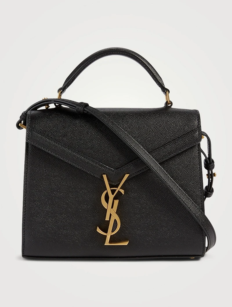 Mini Cassandra YSL Monogram Leather Top Handle Bag