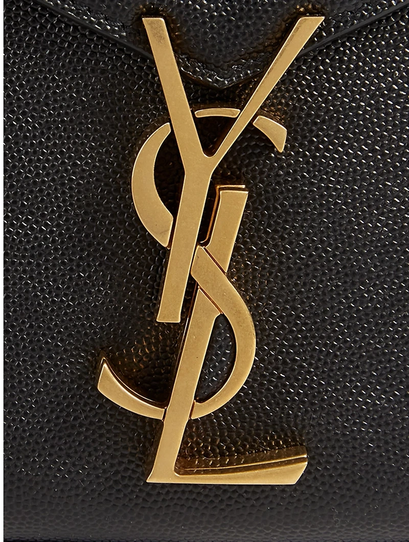Mini Cassandra YSL Monogram Leather Top Handle Bag
