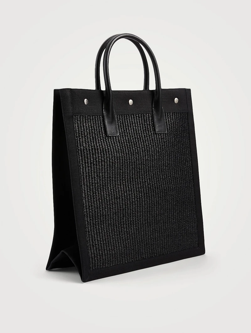 Rive Gauche N/S Raffia Tote Bag