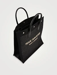 Rive Gauche N/S Raffia Tote Bag