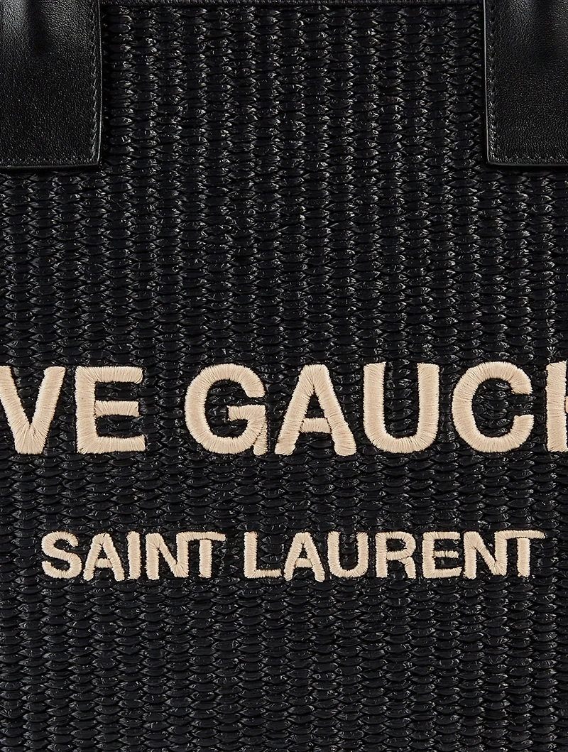 Rive Gauche N/S Raffia Tote Bag
