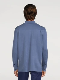Silk And Cotton Shirt Jacket