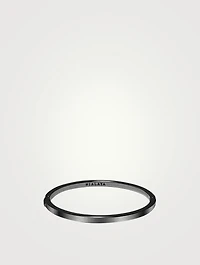 Black Simplicity Bangle Bracelet
