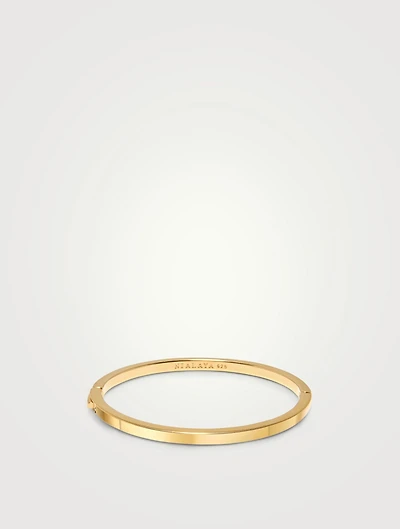 Gold Simplicity Bangle Bracelet