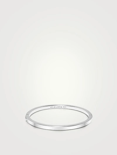 Silver Simplicity Bangle Bracelet