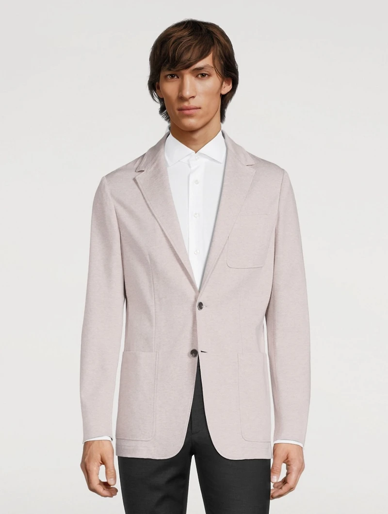 Cotton Chevron Jacket