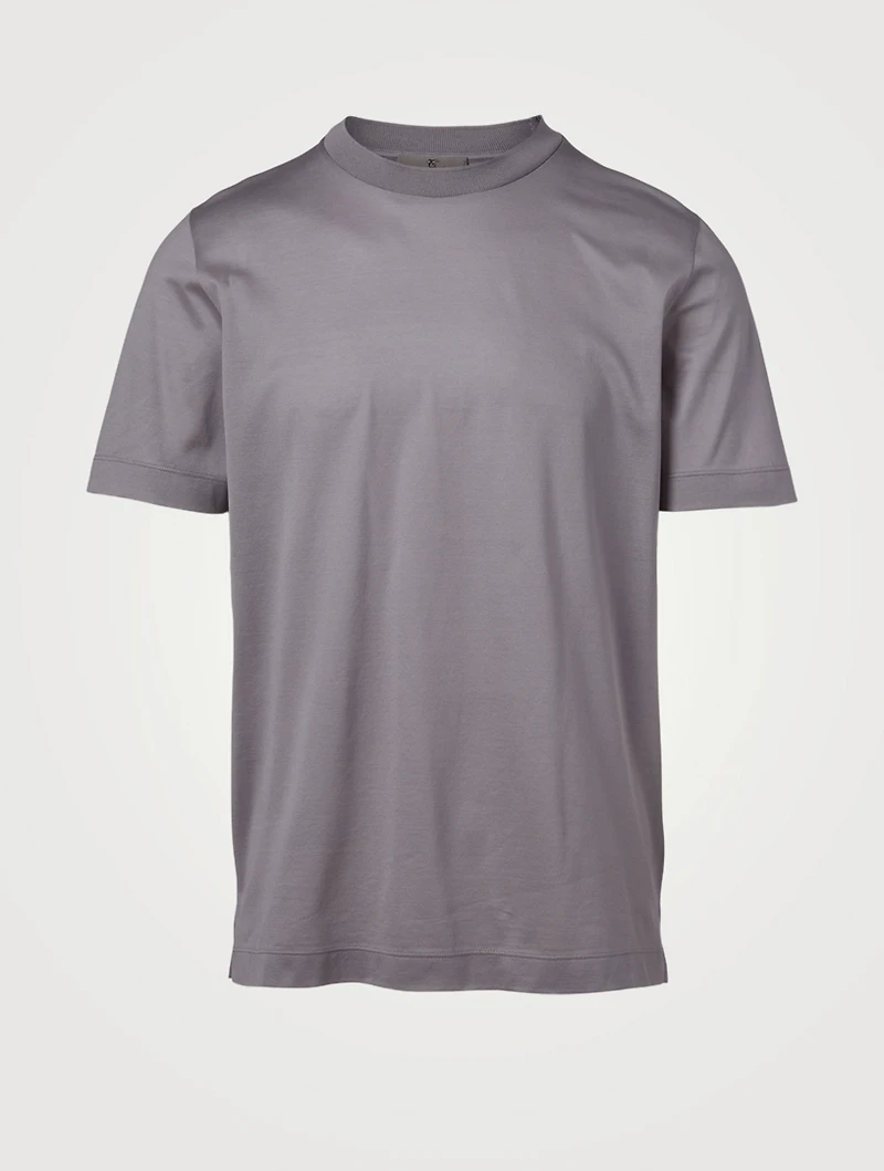 Cotton Jersey Crewneck T-Shirt