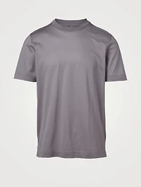 Cotton Jersey Crewneck T-Shirt