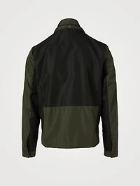 Bi-Fabric Water-Repellent Overcoat