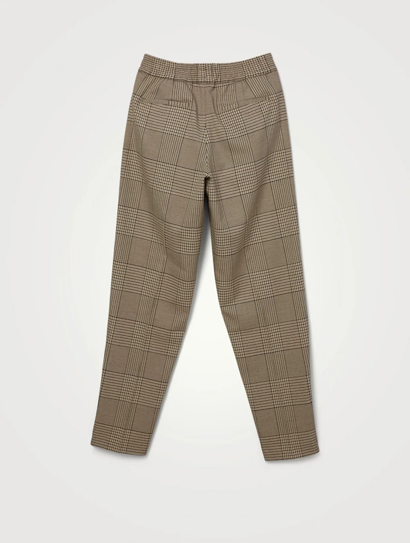 Meg Pants Check Print