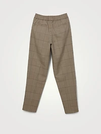 Meg Pants Check Print