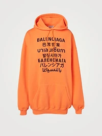 Languages Cotton Hoodie