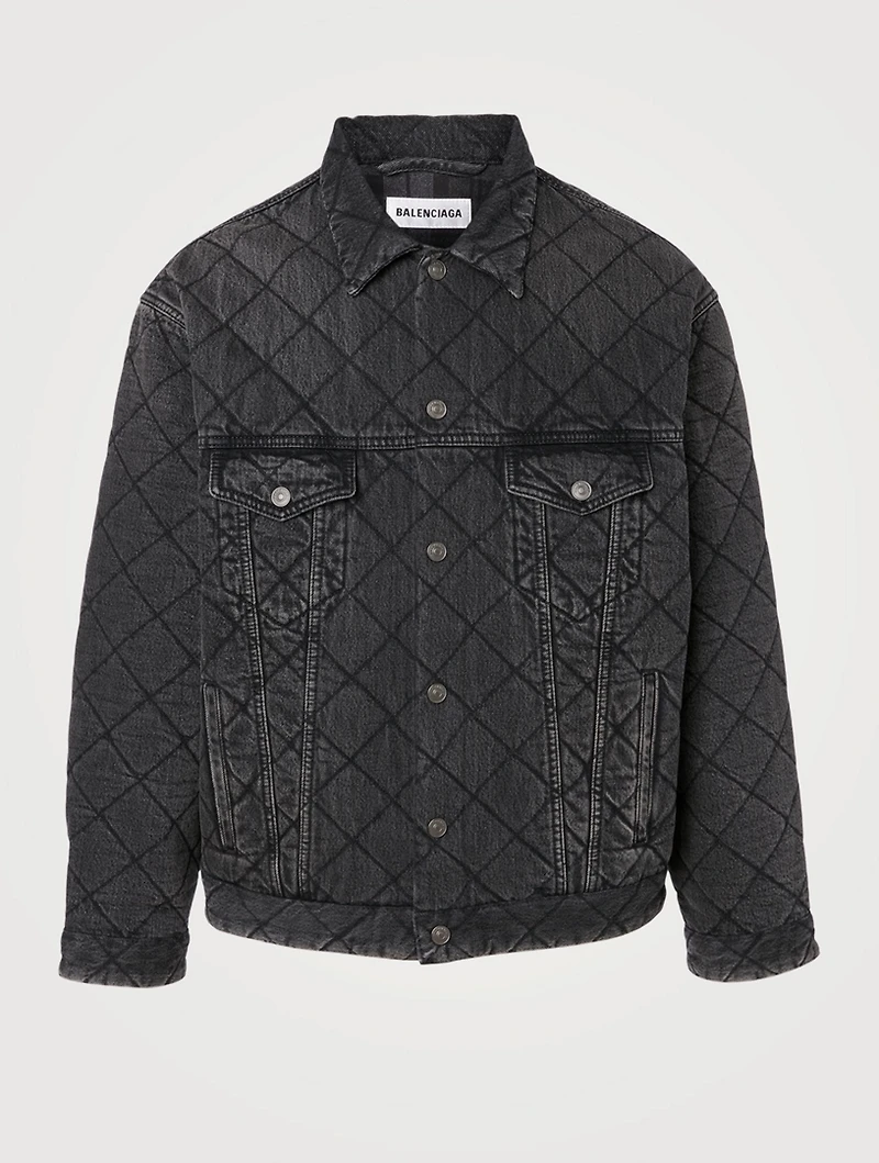 Quilted Denim Jacket