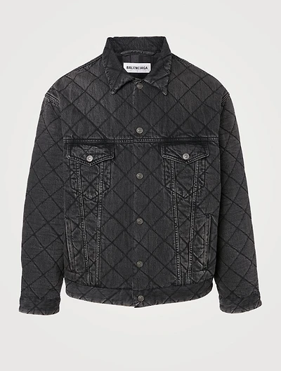 Quilted Denim Jacket