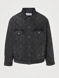 Quilted Denim Jacket