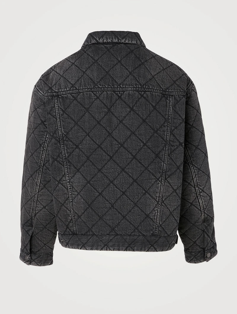 Quilted Denim Jacket