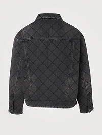 Quilted Denim Jacket