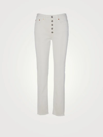 Slim-Fit Jeans With Button Fly