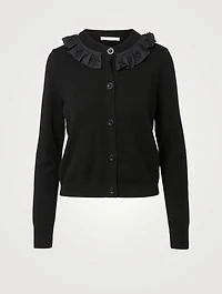 Farrah Cashmere And Wool Cardigan