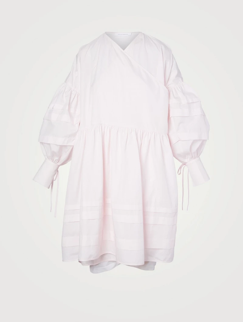 Amalie Cotton Wrap Dress