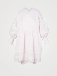Amalie Cotton Wrap Dress