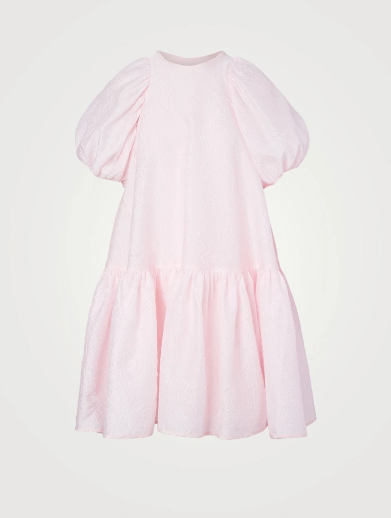 Alexa Textured Short-Sleeve Dress