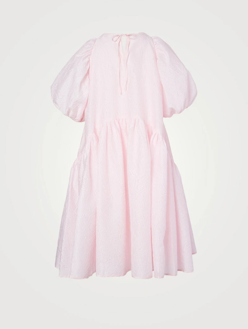 Alexa Textured Short-Sleeve Dress