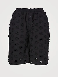 Simone Embroidered Bermuda Shorts