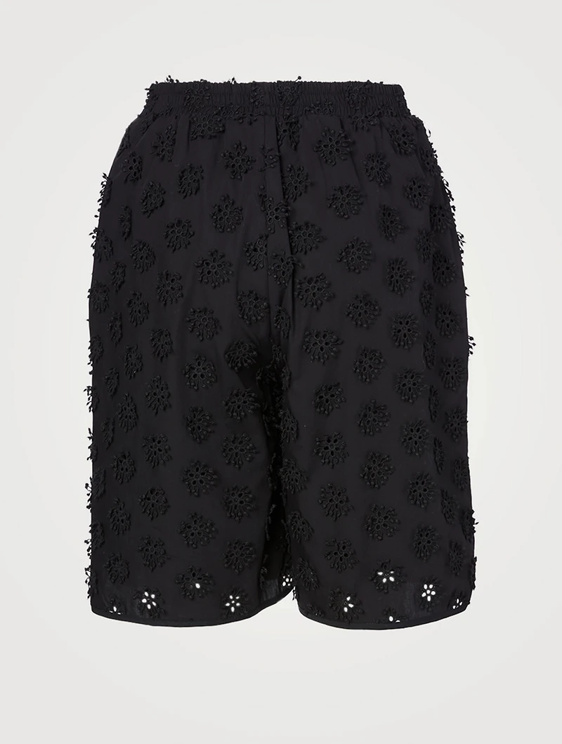 Simone Embroidered Bermuda Shorts