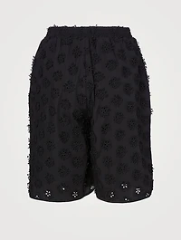 Simone Embroidered Bermuda Shorts