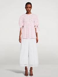 Hanisha Open-Back Blouse
