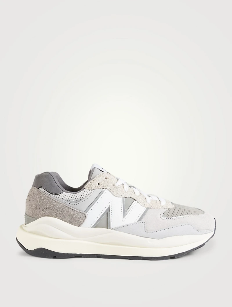 57/40 Suede And Mesh Sneakers