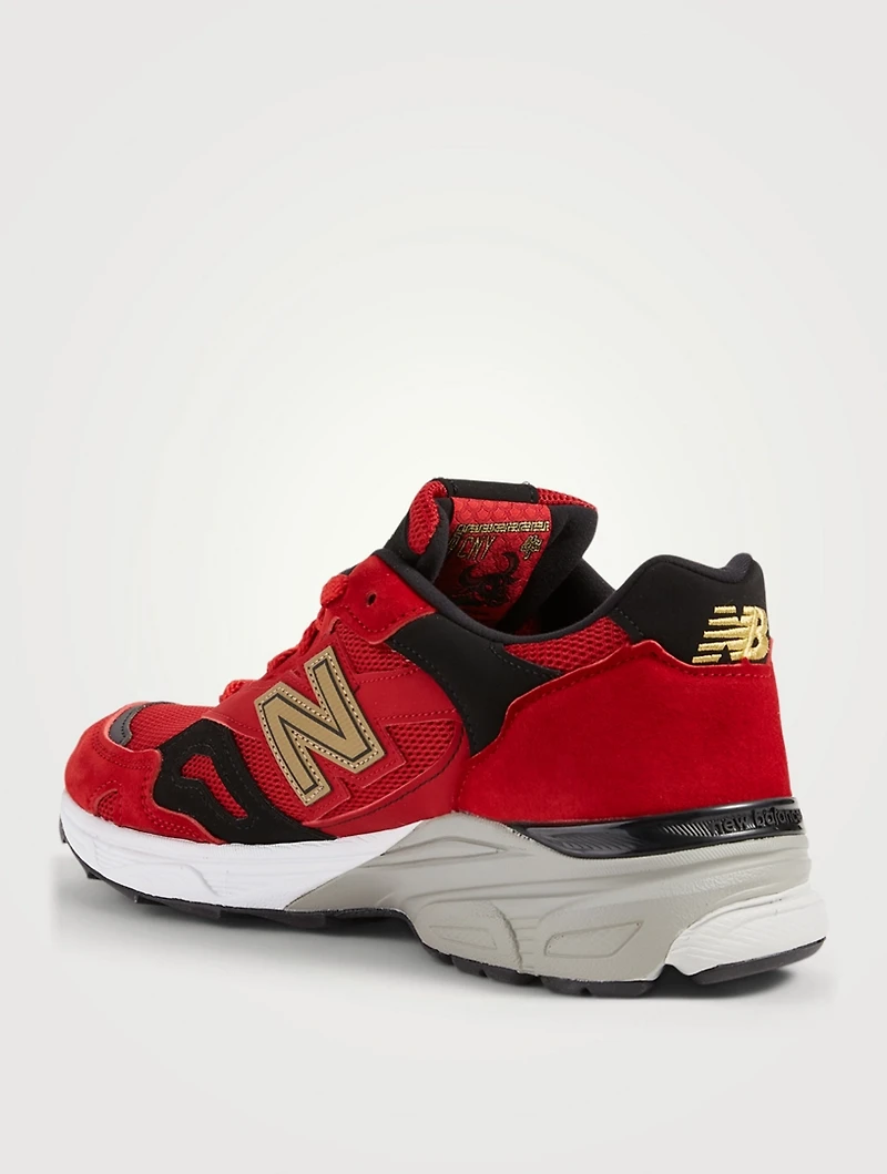 Made UK 920 Suede And Mesh Sneakers