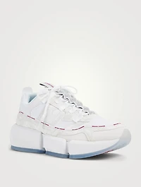 Jaden Smith's Vision Racer Vegan Leather And Recycled Mesh Sneakers