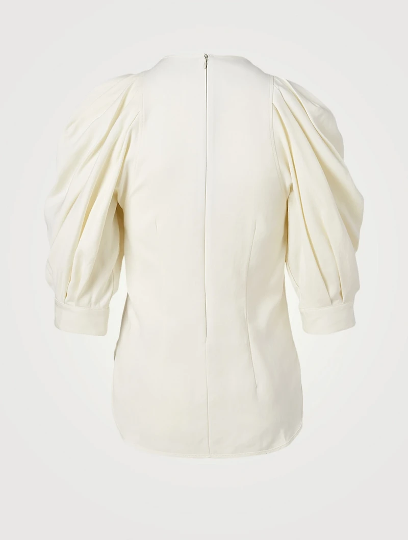 Surya Puff-Sleeve Top