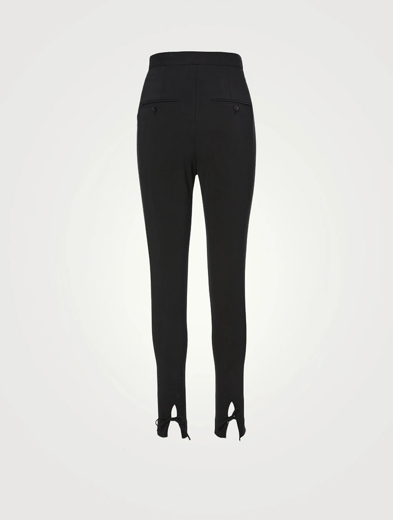 Sikino High-Waisted Pants With Ankle Tie