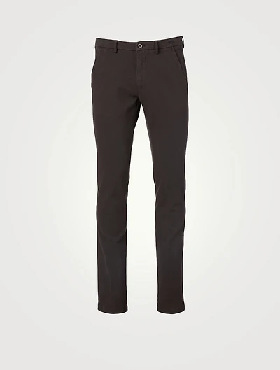 Cotton Stretch Slim Pants