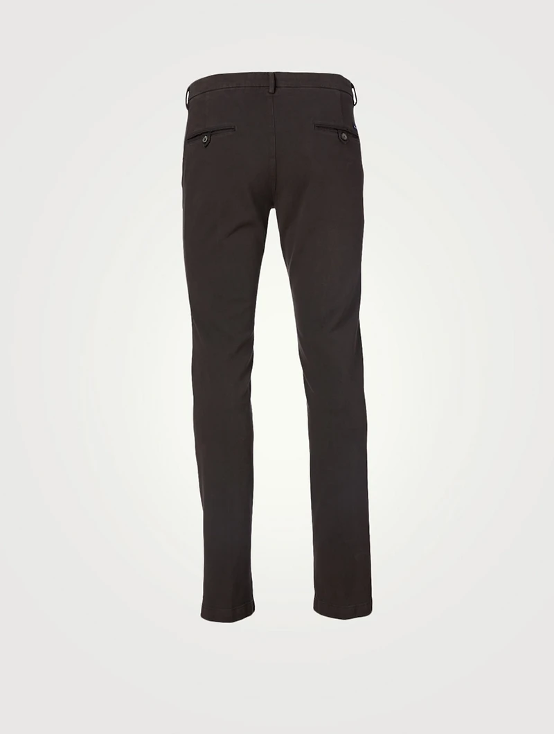 Cotton Stretch Slim Pants