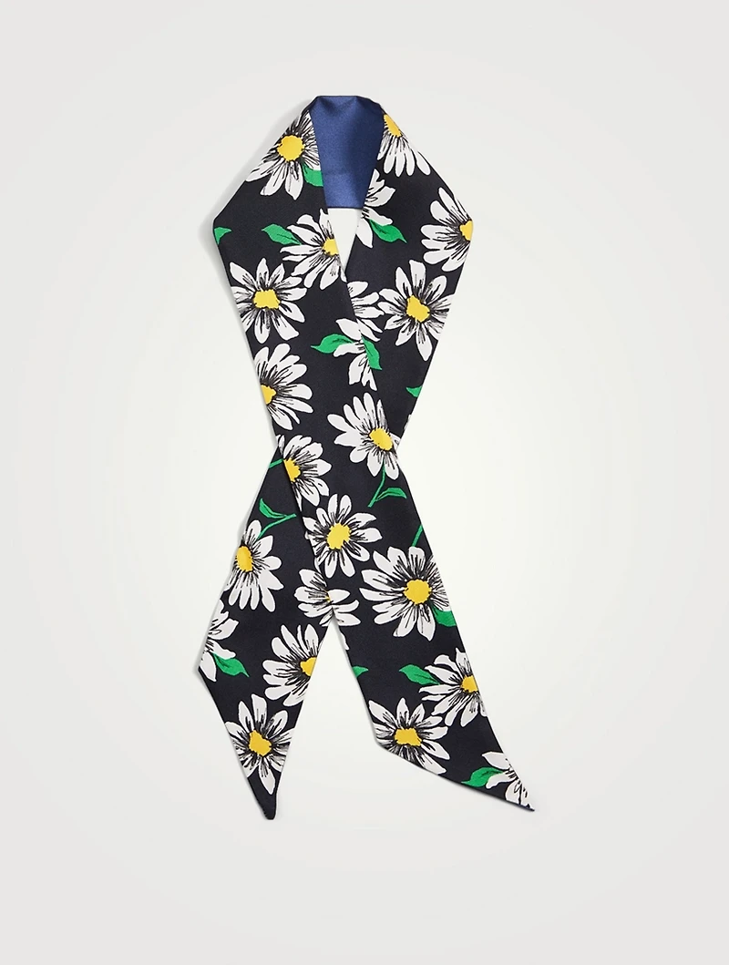 Silk Scarf In Floral Print