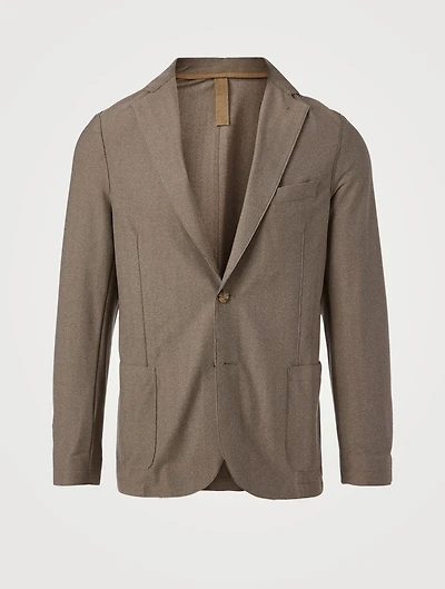 Chevron Laser-Cut Jacket