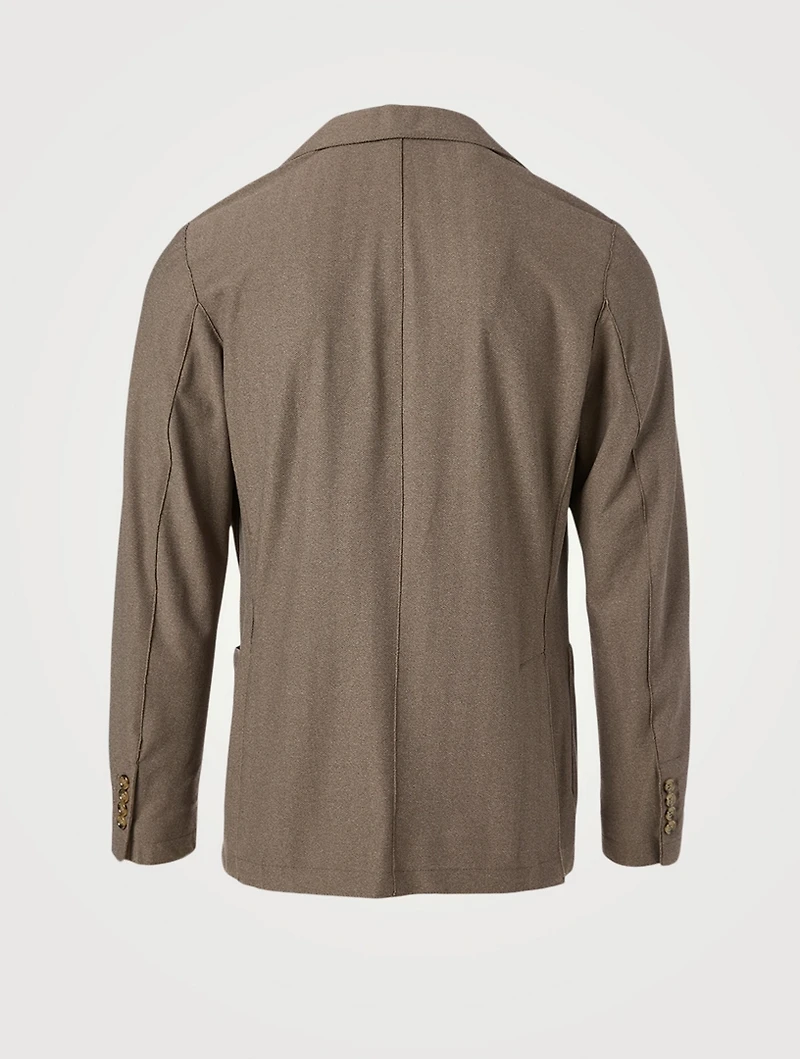 Chevron Laser-Cut Jacket