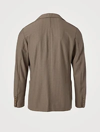 Chevron Laser-Cut Jacket