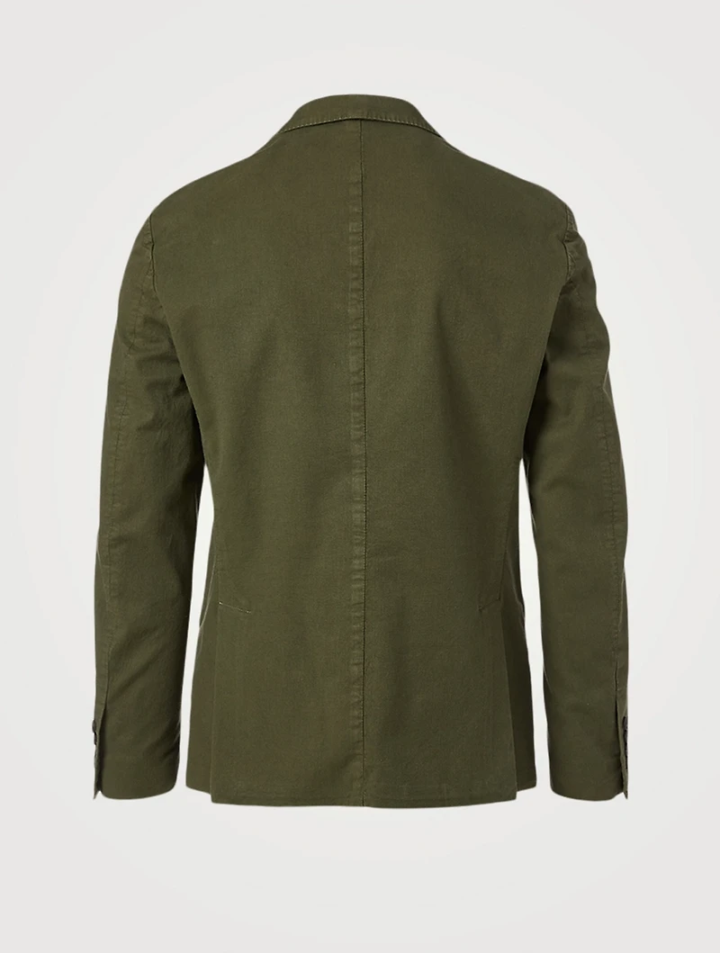 Cotton And Linen Stretch Jacket