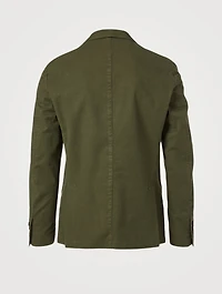Cotton And Linen Stretch Jacket