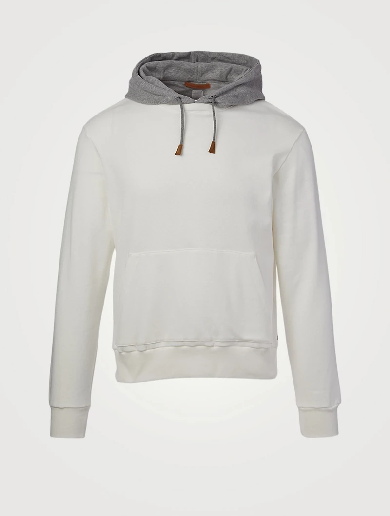 Cotton Fleece Drawstring Hoodie