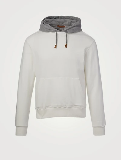Cotton Fleece Drawstring Hoodie